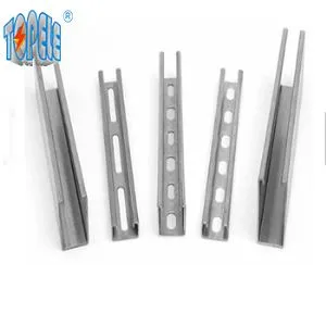 oceľový pozinkovaný unistrut sloted kanál